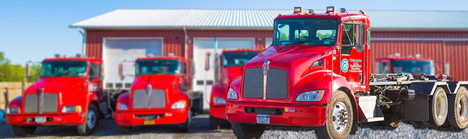 Cragco Dumpsters new-truck fleet in Buffalo, NY